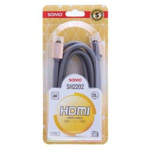 کابل HDMI ای سومو مدل SH2202 طول 2 متر